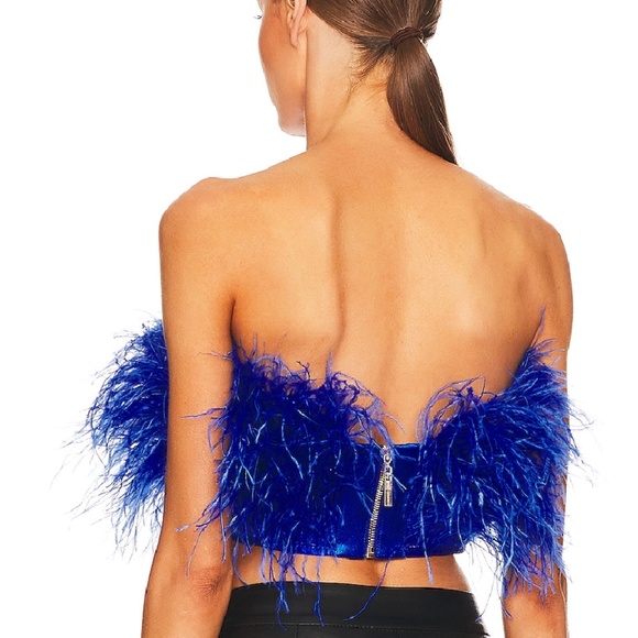 Afiya Feather Top - Picture 2 of 5